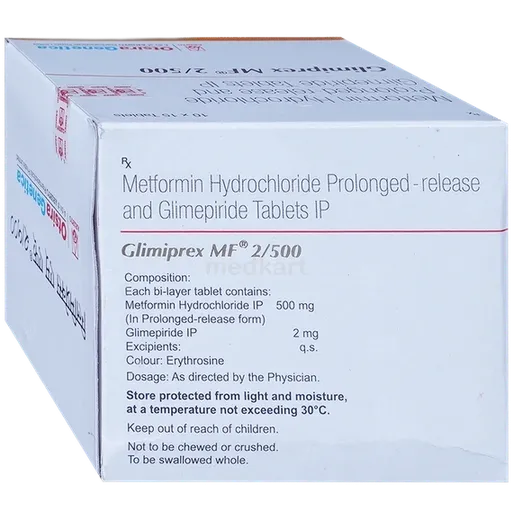 glimiprex mf 2/500mg tablet 15's